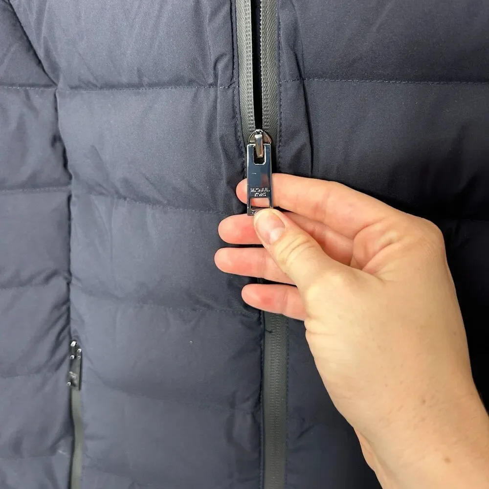 Michael Kors Navy Blue Premium Down Blend Puffer Coat Jacket Women's Size Small